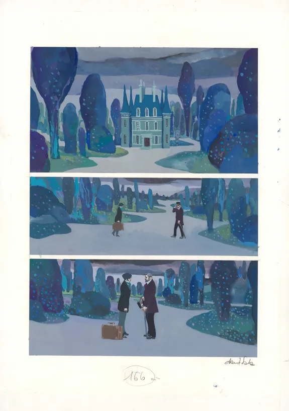 Planche couleur, Frankenstein, David Sala