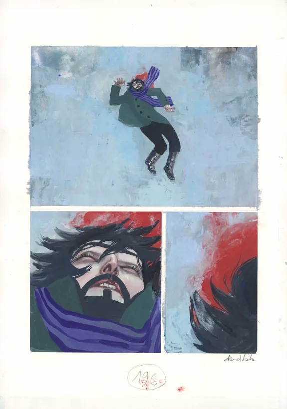 Planche couleur, Frankenstein, David Sala
