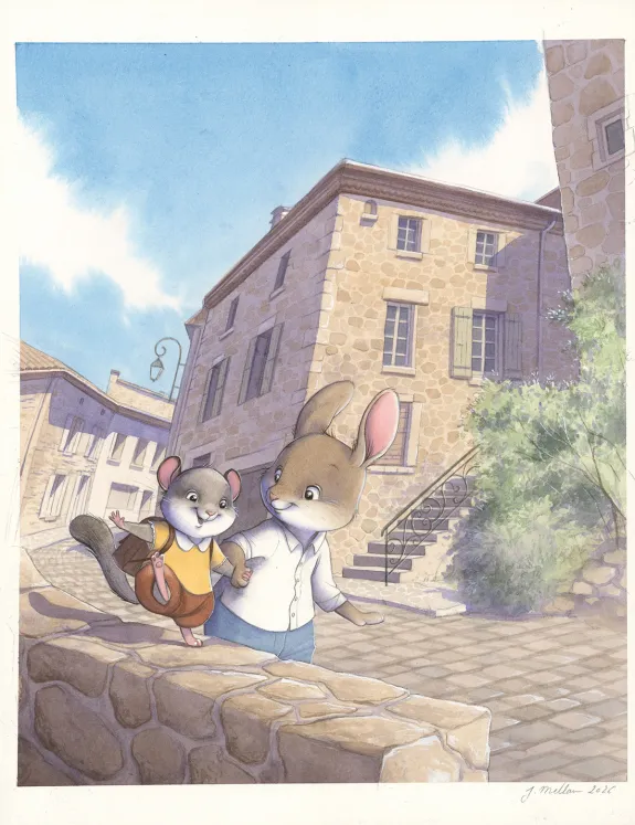 Illustration couleur, Julie Mellan