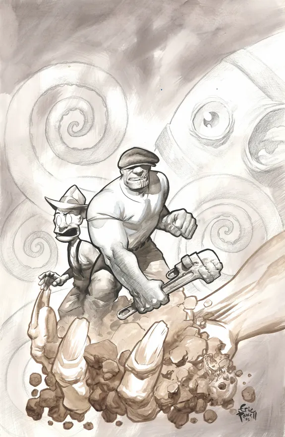 Illustration couleur, The Goon, Eric Powell