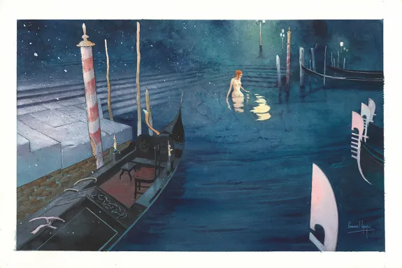 Colored illustration, Emmanuel Lepage