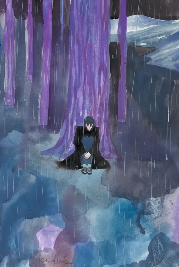 Illustration couleur, Frankenstein, David Sala