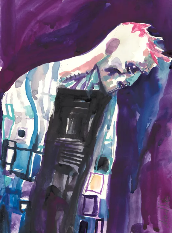 Illustration couleur, Frankenstein, David Sala