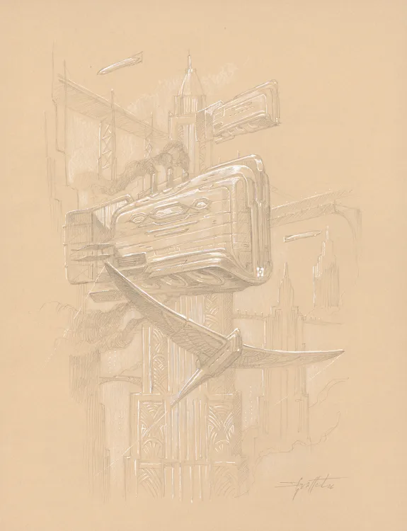 Crayonné, Steam Lines, Didier Graffet