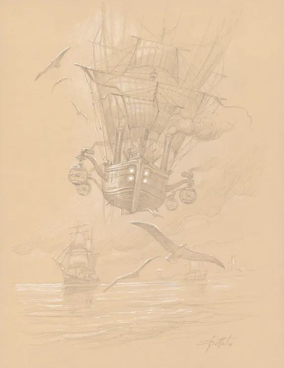 Crayonné, Steam Lines, Didier Graffet