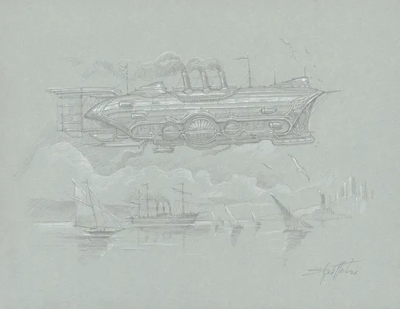 Crayonné, Steam Lines, Didier Graffet