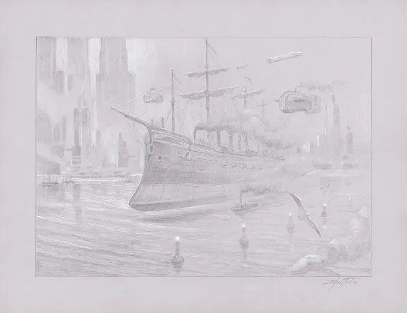 Crayonné, Steam Lines, Didier Graffet