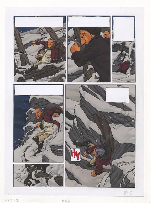 Planche couleur, Le Marteau des sorcières, Warul (T.1), Jean-Christophe Thibert