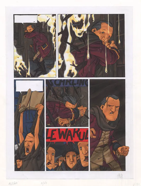 Planche couleur, Le Marteau des sorcières, Warul (T.1), Jean-Christophe Thibert