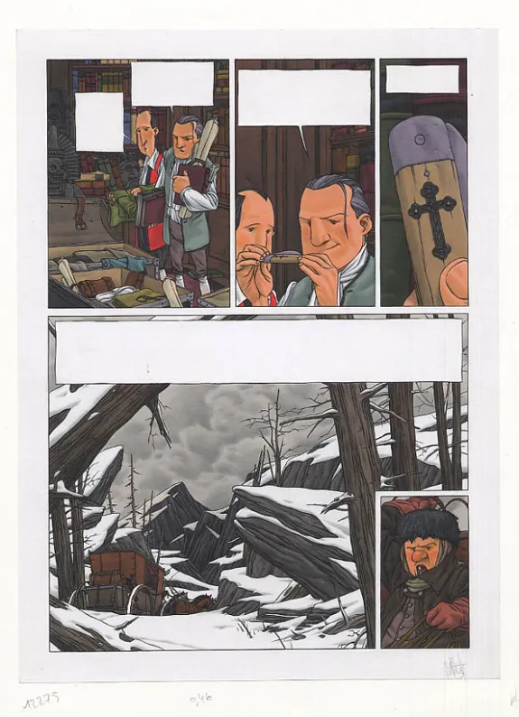 Planche couleur, Le Marteau des sorcières, Warul (T.1), Jean-Christophe Thibert