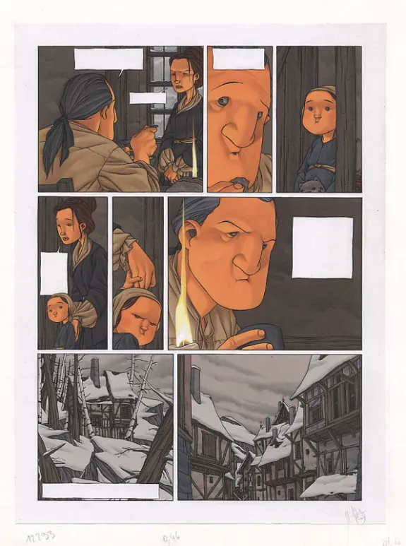 Planche couleur, Le Marteau des sorcières, Warul (T.1), Jean-Christophe Thibert