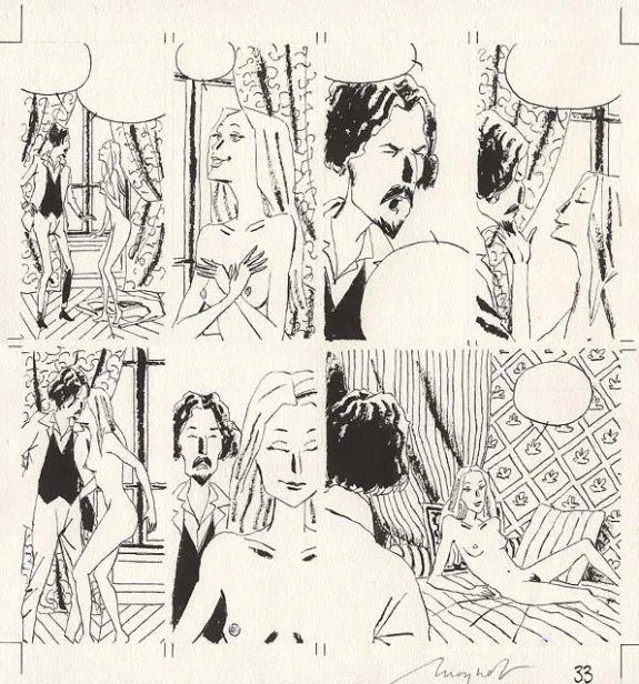 Black and white original page, Anatomie du désordre, Emmanuel Moynot