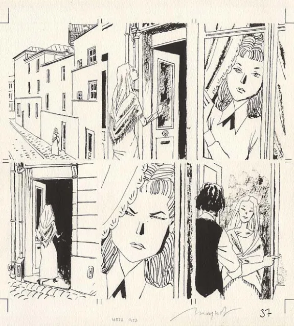 Black and white original page, Anatomie du désordre, Emmanuel Moynot