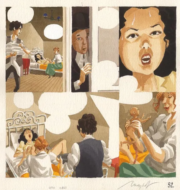 Planche couleur, Oscar & Monsieur O, Emmanuel Moynot