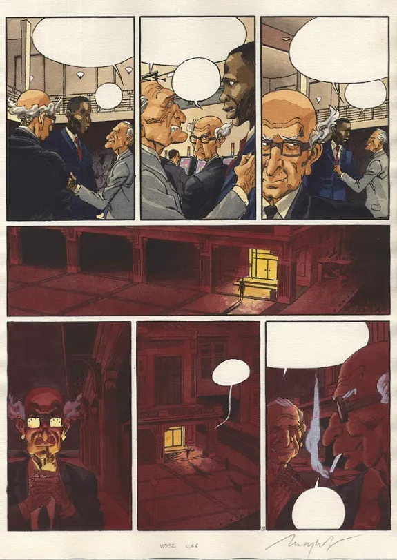 Planche couleur, Vieux fou !, Le retour du vieux fou (T.2), Emmanuel Moynot