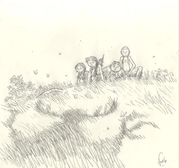 Crayonné, Popotka le petit sioux, La leçon d'Iktomi (T.1), Fred Simon