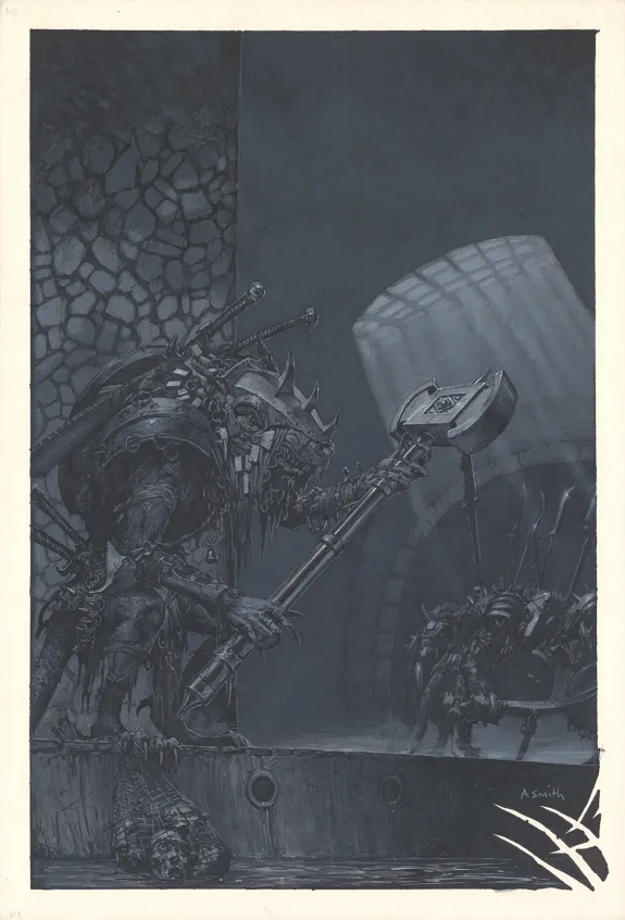Planche noir et blanc, Warhammer, Tooth and Claim (T.3), Adrian Smith