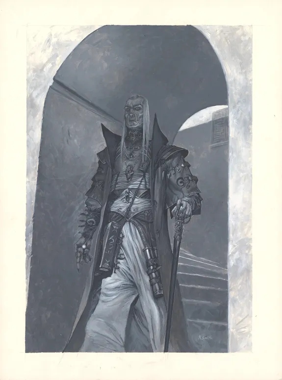 Illustration noir et blanc, Warhammer, Adrian Smith