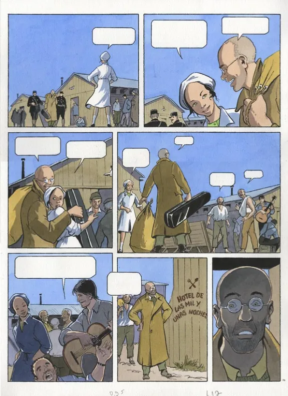 Planche couleur, Louis la Guigne, Les parias (T.12), Jean-Paul Dethorey