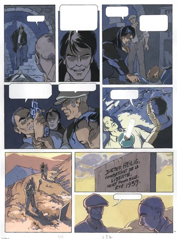 Planche couleur, Louis la Guigne, Les parias (T.12), Jean-Paul Dethorey