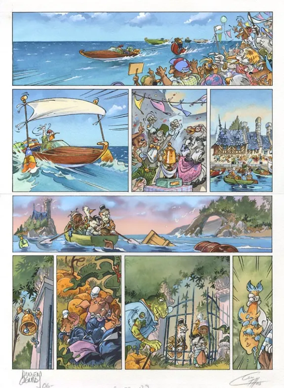 Planche couleur, Pitchi Poï, Baby belle (T.3),  Guth&Cagniat