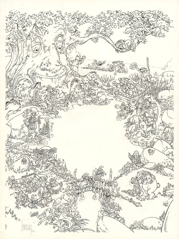 Couverture, La Fontaine aux fables, Tome 2 (T.2),  Guth&Cagniat