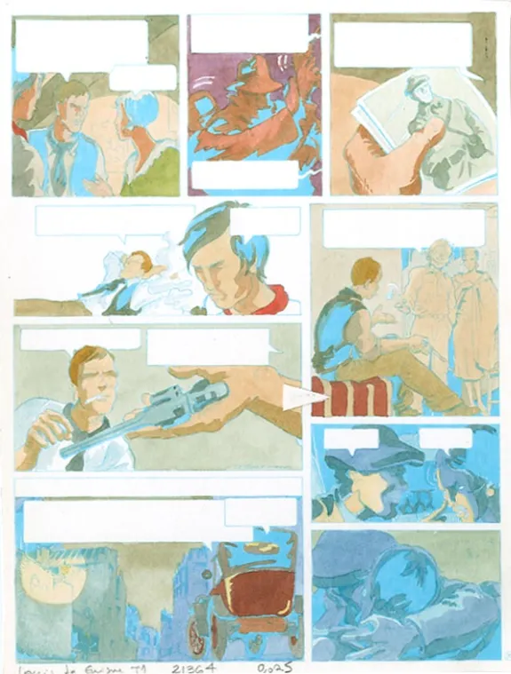 Mise en couleurs, Louis la Guigne, Louis la Guigne (T.1), Jean-Paul Dethorey