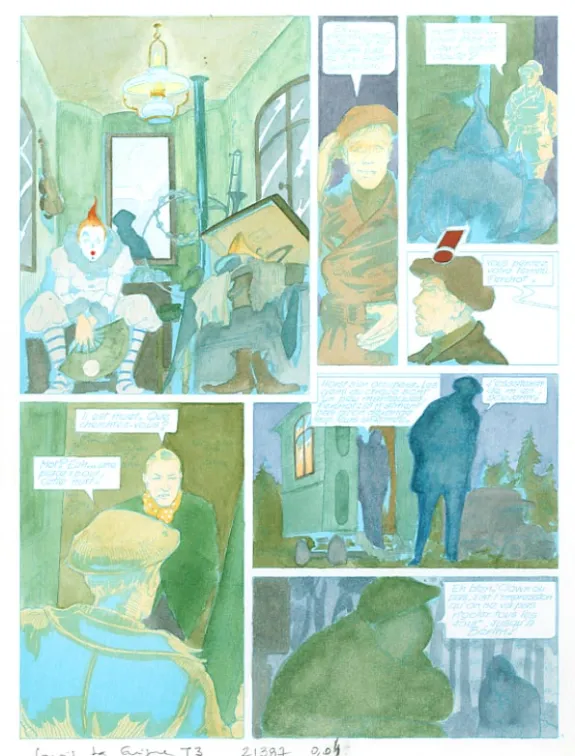 Mise en couleurs, Louis la Guigne, Un automne à Berlin (T.3), Jean-Paul Dethorey