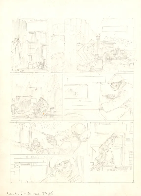 Crayonné, Louis la Guigne, Charleston (T.6), Jean-Paul Dethorey