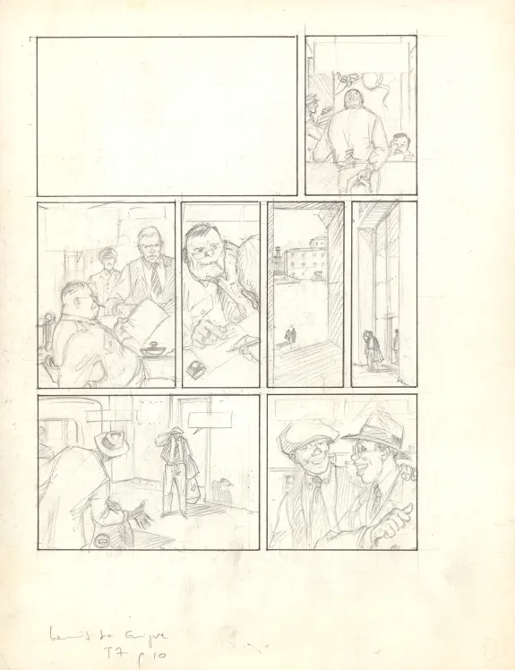 Crayonné, Louis la Guigne, Les vagabonds (T.7), Jean-Paul Dethorey