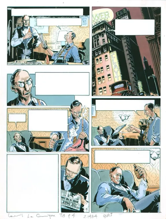 Mise en couleurs, Louis la Guigne, Fureur (T.8), Jean-Paul Dethorey