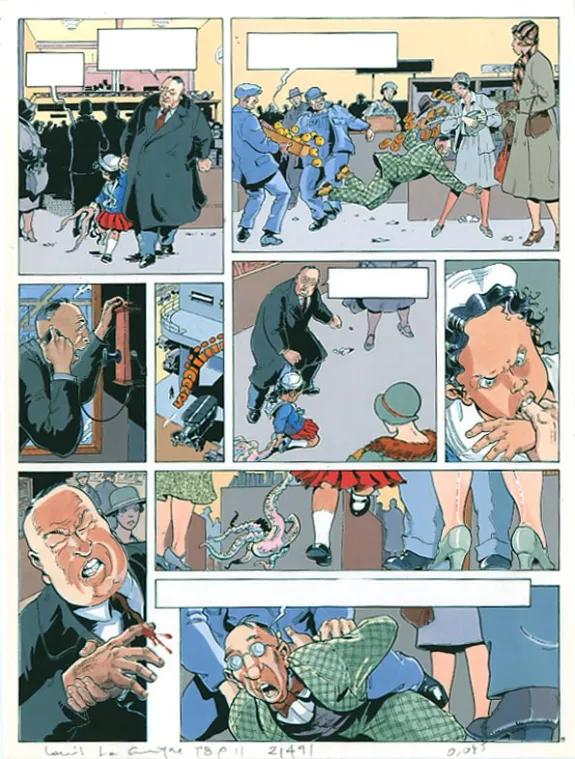 Mise en couleurs, Louis la Guigne, Fureur (T.8), Jean-Paul Dethorey