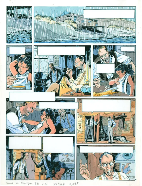 Mise en couleurs, Louis la Guigne, Fureur (T.8), Jean-Paul Dethorey