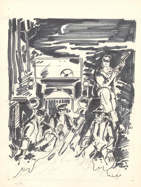 Projet de couverture, Louis la Guigne, Les vagabonds (T.7), Jean-Paul Dethorey