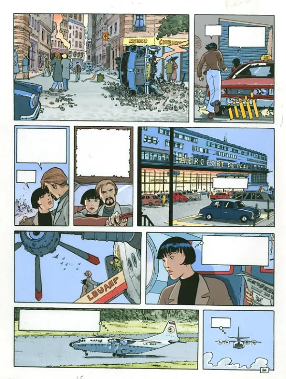 Mise en couleurs, La Malédiction de Zener, Sibylle (T.1), Philippe Adamov