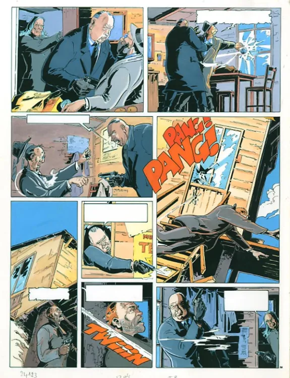 Mise en couleurs, Louis la Guigne, Fureur (T.8), Jean-Paul Dethorey