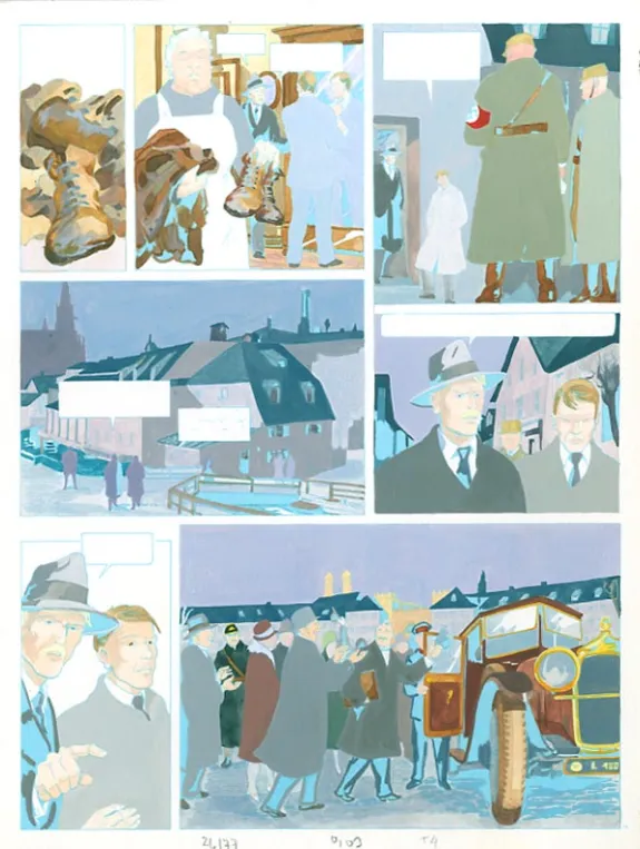 Mise en couleurs, Louis la Guigne, Le jour des faucons (T.4), Jean-Paul Dethorey