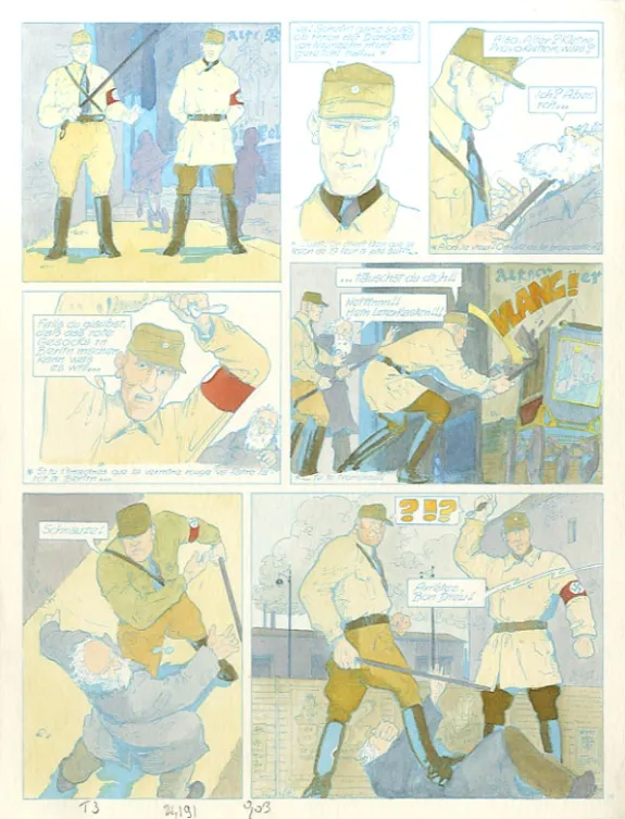 Mise en couleurs, Louis la Guigne, Un automne à Berlin (T.3), Jean-Paul Dethorey