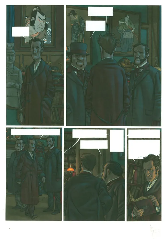 Planche couleur, Le Marteau des sorcières, Man Aces Cemjk (T.2), Jean-Christophe Thibert