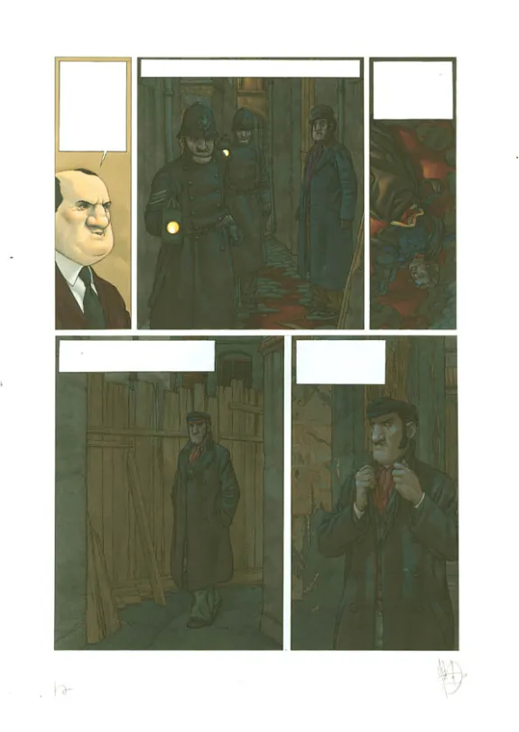 Planche couleur, Le Marteau des sorcières, Man Aces Cemjk (T.2), Jean-Christophe Thibert