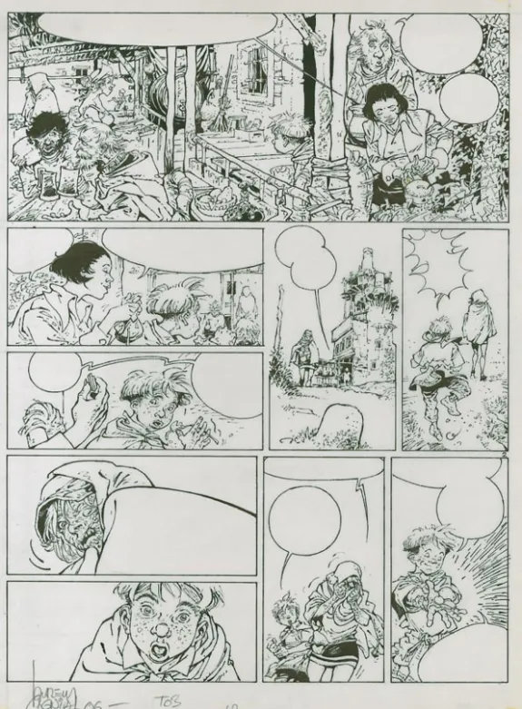 Planche noir et blanc, Vauriens, Justine des Dieux (T.3), Laurent Cagniat