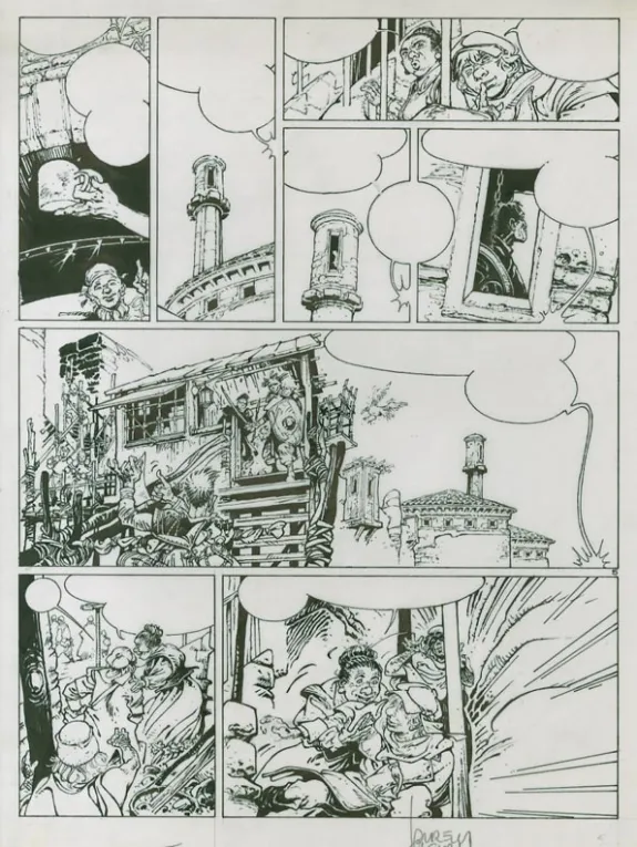 Planche noir et blanc, Vauriens, Justine des Dieux (T.3), Laurent Cagniat