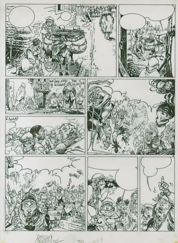 Planche noir et blanc, Vauriens, Justine des Dieux (T.3), Laurent Cagniat