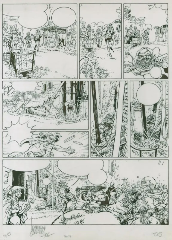 Planche noir et blanc, Vauriens, Justine des Dieux (T.3), Laurent Cagniat