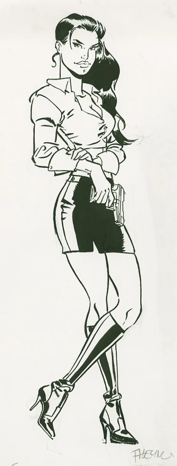 Black and white illustration, Les Éternels, Félix Meynet