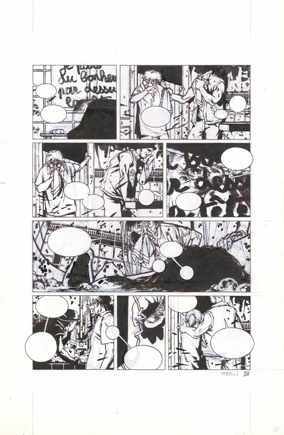Planche noir et blanc, Après la guerre, Volume 1, Freddy Martin