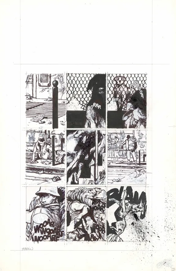 Planche noir et blanc, Après la guerre, Volume 1, Freddy Martin