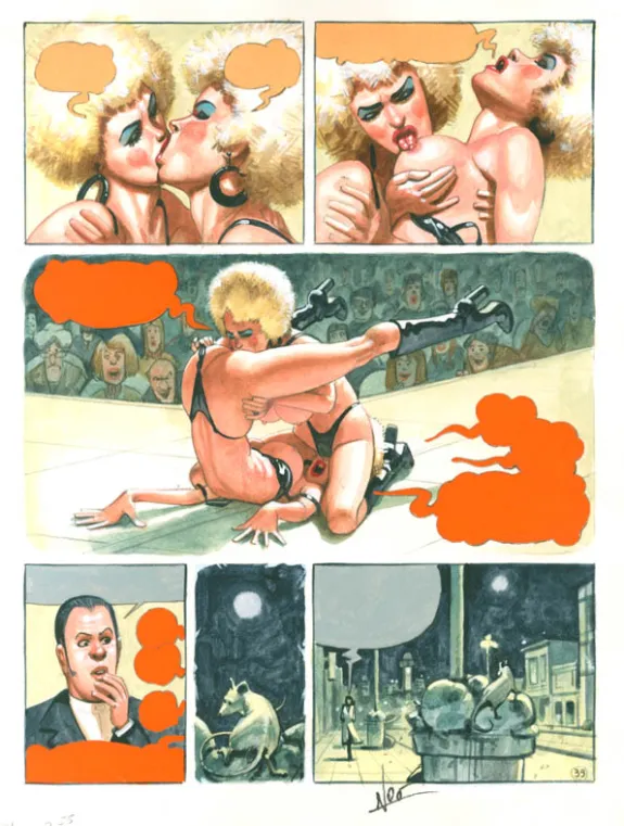 Colored original page, Diet, Ignacio Noé