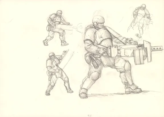 Sketch, Game AT 43, Karl Kopinski