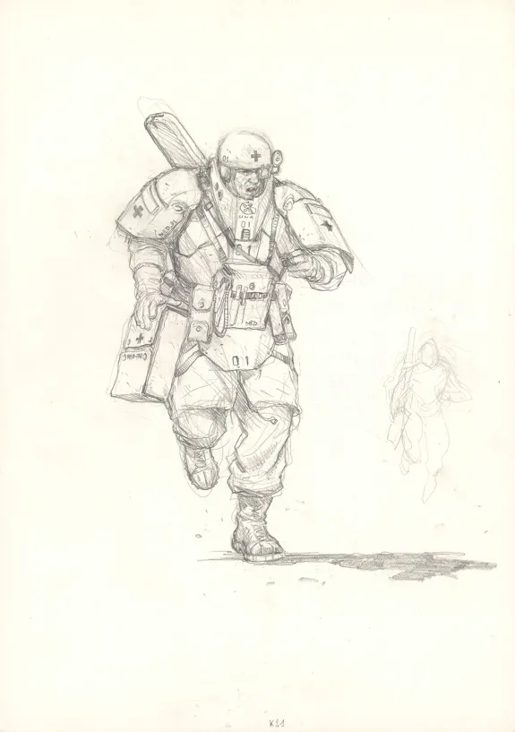 Sketch, Game AT 43, Karl Kopinski